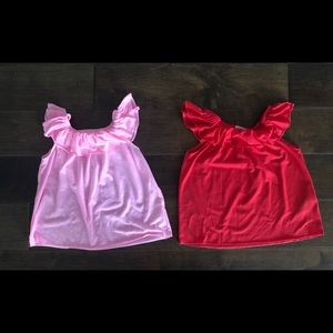H & M girls summer tops-size 2-4Y-Perfect Cond